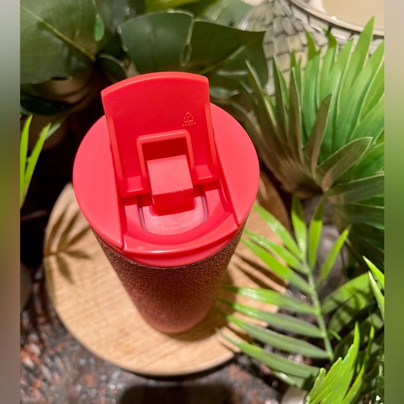 ✨Starbucks Spring Neon Coral/Pink Pebble Glitter Stainless Steel Hot Cup Tumbler - Picture 9 of 12